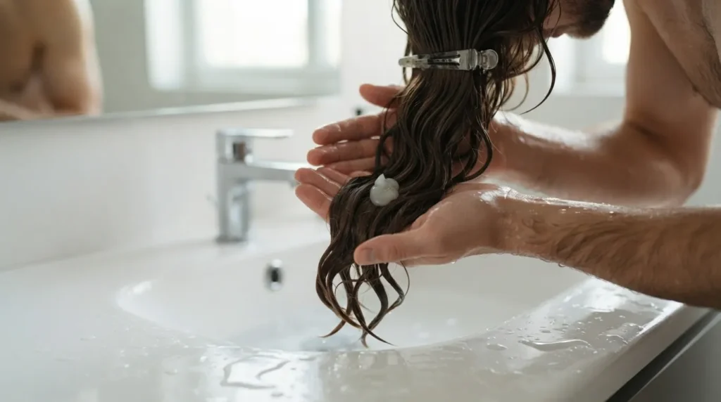 Leave-In Conditioner for 2C Hair Men