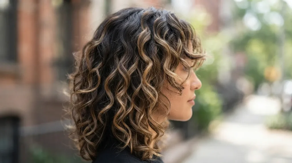 layered haircut for 2C hair