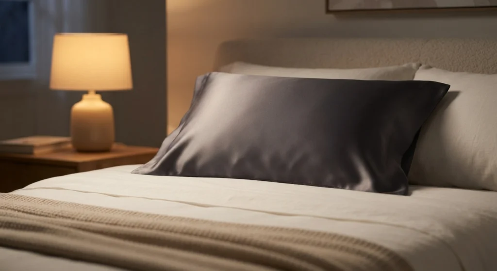 Silk pillowcase for protecting 2C waves overnight