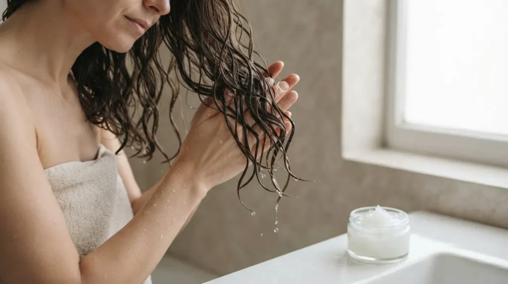 2C hair styling routine