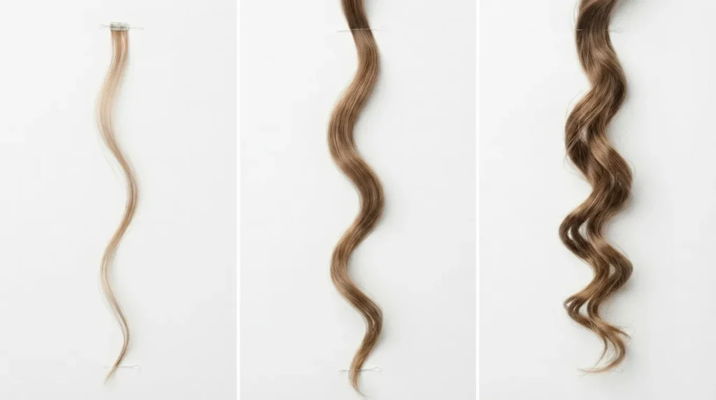 2A vs 2B vs 2C Hair Type Comparison