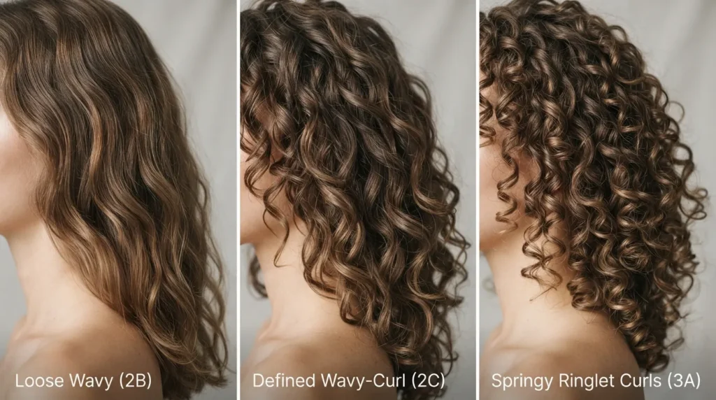 2C Hair vs Other Curl Types