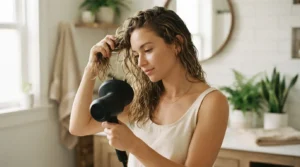 How to Blow Dry 2C Hair Without Frizz