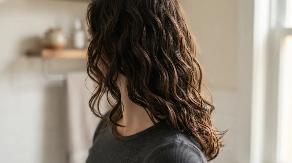 blow dry 2C hair without frizz