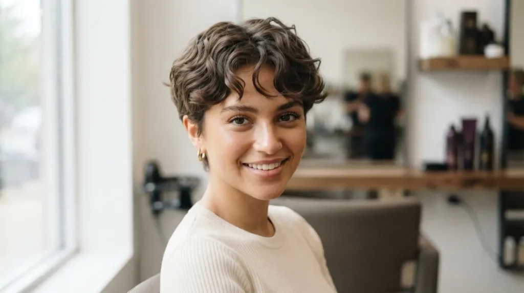 pixie cut for 2C hair